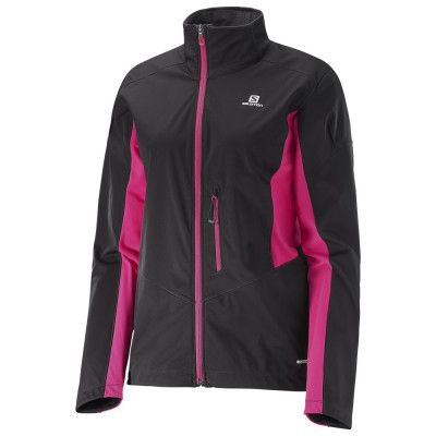 Salomon Lightning Softshell Jacka Dam BK/Yarrow Pin kläder - Utförsäljning