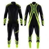 Mio Fulmine Racing Suit XL, Black/Yellow