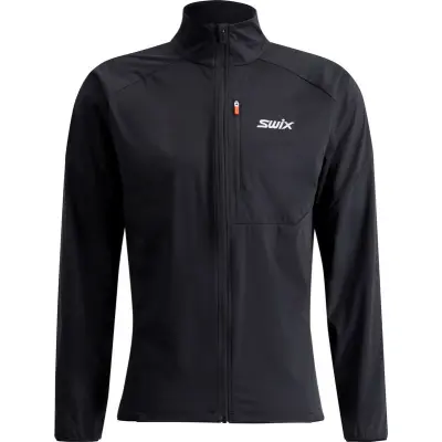 Swix Focus Wind Jacket M Längdskidjacka Jet Black, XL