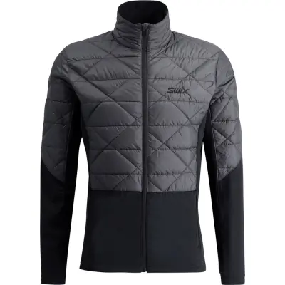 Swix Infinity Hybrid Insulated Jacket M Herr Mörkgrå XXL | Längdskidjacka