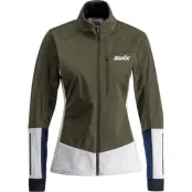 Swix Nordic XC Jacket W Längdskidjacka Olive/Bright White, XL