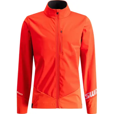 Swix Quantum Windstopper Jacket M Herr Röd XL | Längdskidjacka