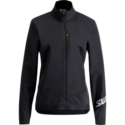Swix Quantum Windstopper Jacket W Dam Svart XL | Längdskidjacka