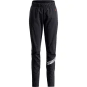 Swix Quantum Windstopper Pants W Dam Svart XL | Längdskidbyxor