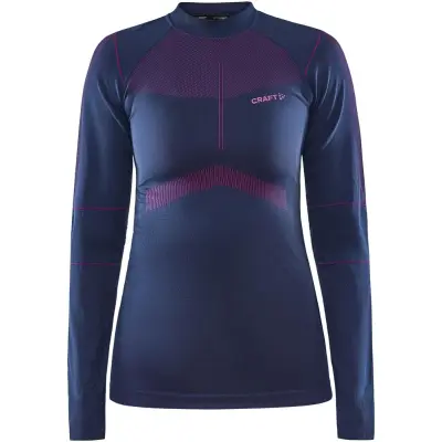 Craft Active Intensity CN LS W-Mörkblå-M Dam Blå M | Underställ Tröja