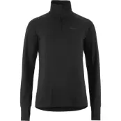 Craft Flow HZ LS W  Black Melange, XL