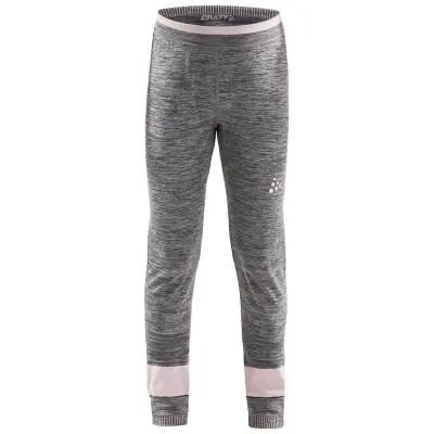 Craft Fuseknit Comfort Pants Junior Underställ Byxa Dk Grey Melange, 146/152