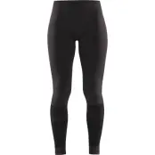 Craft Warm Intensity Pants W Dam Svart XL | Underställ Byxa