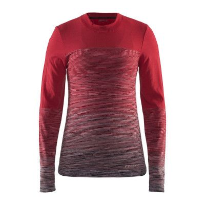 Craft Wool Comfort 2.0 Cn LS W Poppy/Dk Grey Underställ - Utförsäljning
