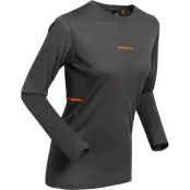 Dahlie Performance Wool LS W Underställ Tröja Darkgrey/Pink, XS