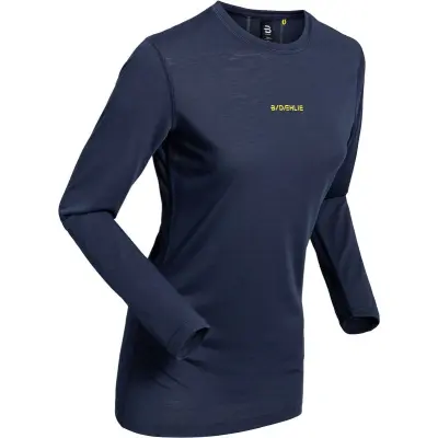 Dahlie Training Wool Mix LS W Underställ Tröja Navy, L