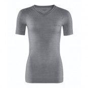 Falke Women Short Sleeve Shirt Wool-Tech Light Grey/Heather