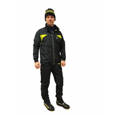 Fischer Hudiksvall Set II Herr Svart/Gul - Utförsäljning