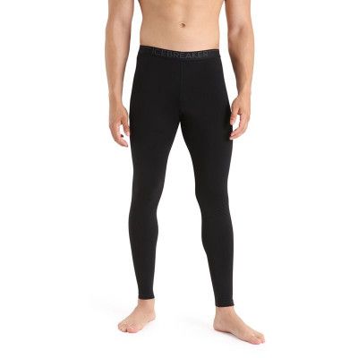 Icebreaker 200 Oasis Leggings Men Black/Monsoon