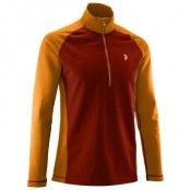 Men's Thermo 220 Zipped Base-Layer Top M, Red Raven