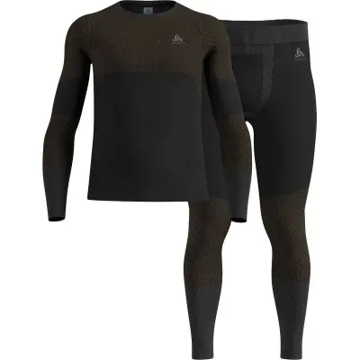 Odlo Fundamentals Performance Warm Set M Underställ Set Black, S