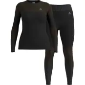 Odlo Fundamentals Performance Warm Set W Underställ Set Black, XL