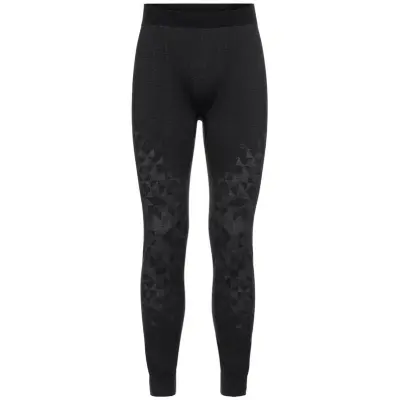 Odlo Pant Long Kinship W Underställ Byxa Black Melange, M