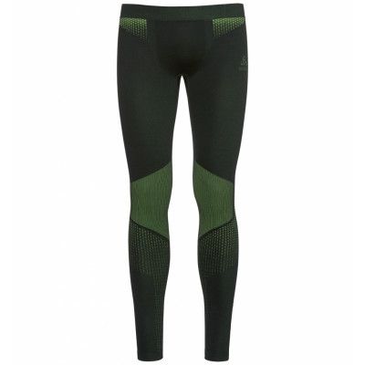 Odlo Pants Essentials Seamless Light Black -SafetyYellow Herr