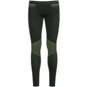 Odlo Pants Essentials Seamless Light Black -Safetyyellow Men