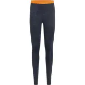 Odlo Pants Natural Performance Wool M Underställ Byxa India Ink Melange /Oriole, S