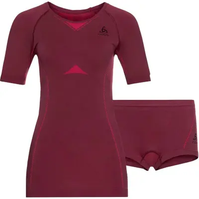 Odlo Set Fundamentals Performance Light W Underställ Set Raspberry/Pink, XS