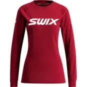 Swix RaceX Classic Long Sleeve W Dam FIREBRICK M | Underställ Tröja