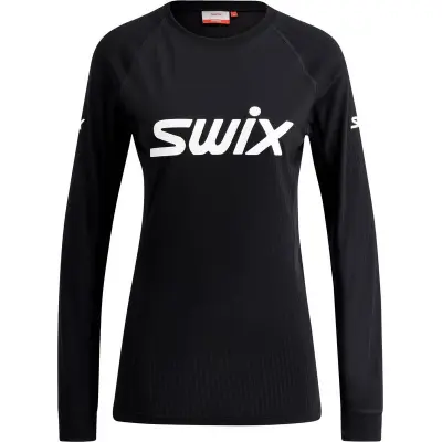 Swix RaceX Classic Long Sleeve W Underställ Tröja Jet Black, L
