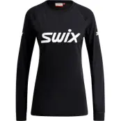 Swix RaceX Classic Long Sleeve W Underställ Tröja Jet Black, M