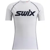 Swix RaceX Classic Shortsleeve M Herr Vit/Mörkblå L | Underställ Tröja