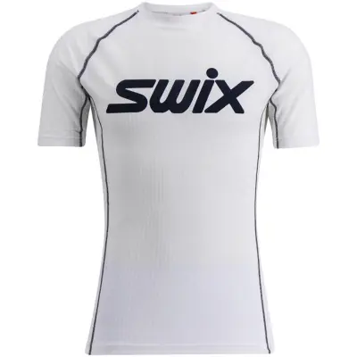 Swix RaceX Classic Shortsleeve M Herr Vit/Mörkblå XL | Underställ Tröja