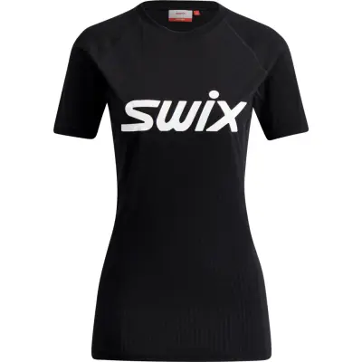 Swix RaceX Classic Shortsleeve W Dam Svart XS | Underställ Tröja