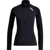 Swix RaceX Classic Wind Half Zip W Dam Svart L | Underställ Tröja