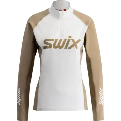 Swix RaceX Dry Half Zip W Underställ Tröja Dune, M