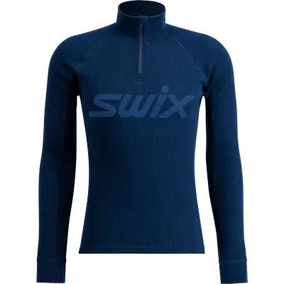 Swix RaceX Merino Half Zip M Underställ Tröja Dark Navy, L