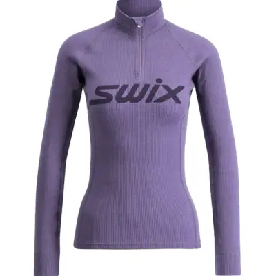 Swix RaceX Merino Half Zip W Dam Lila M | Underställ Tröja