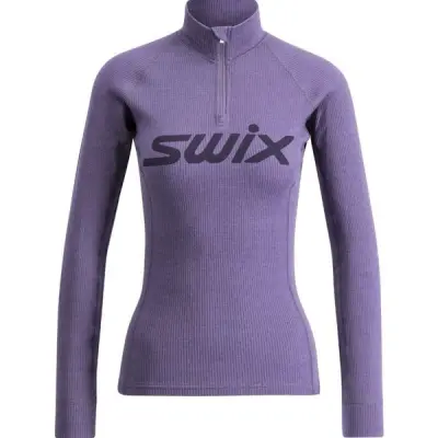 Swix RaceX Merino Half Zip W Underställ Tröja Dusty Purple, XL