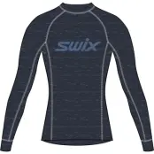 Swix RaceX Merino LS M Underställ Tröja Dark Navy, M