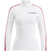 Swix Roadline Nts Half Zip Baselayer Top W Mellanlager Tröja Bright White/Fiery Red, XL
