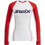 Swix Roadline Racex LongSleeve W Bright White/Fiery Red