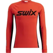 Swix V Roadline Racex LongSleeve M Fiery Red/Dark Navy