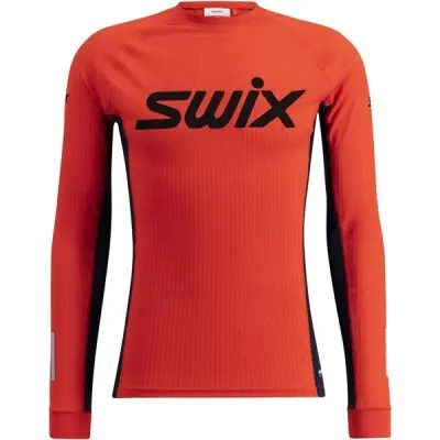 Swix V Roadline Racex LongSleeve M Fiery Red/Dark Navy