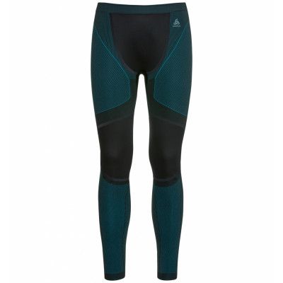 Odlo Pants Performance Windshield XC-Skiing Light Black - Lake Blue Herr Utförsäljning