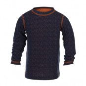50Fifty round neck Jr 9, New Navy/Red Orange