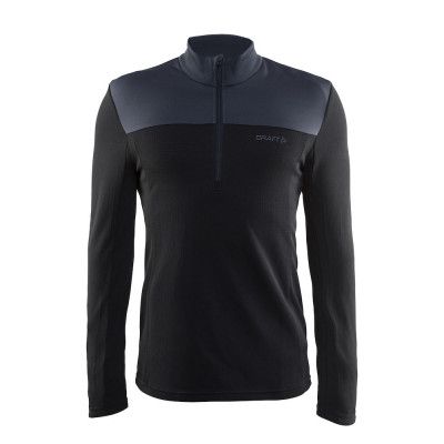 Craft Shift Free Halfzip Black/Gravel  Herr Underställströja - Utförsäljning