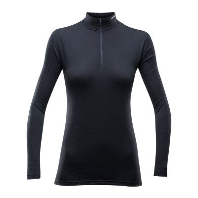 Devold Breeze Half Zip Neck Woman Black - Utförsäljning