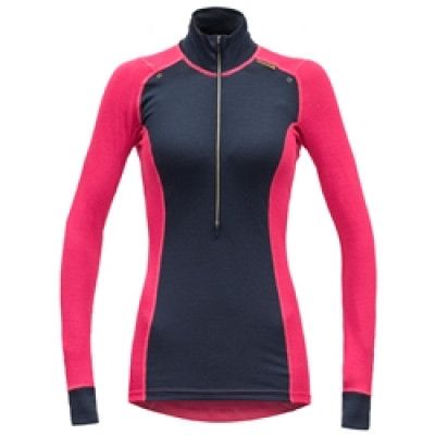 Devold Wool Mesh Woman Half Zip Neck