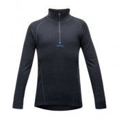 Duo Active Junior Half Zip Neck 10, Black/Blue