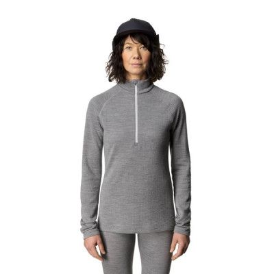 Houdini W's Desoli Thermal Half Zip College Grey