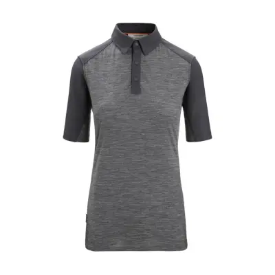 Icebreaker Hike SS Top Women Gritstone Heather/Monsoon